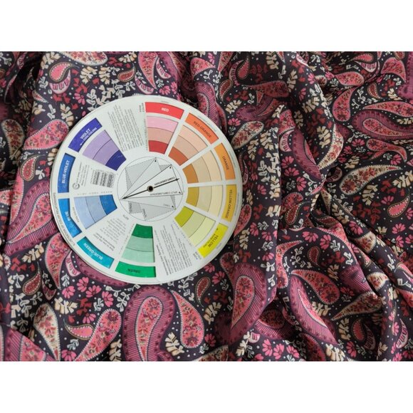 Evans Womens Shirt 26 Plus Long Sleeve Ruffle Button Burgundy PAI61E - Picture 7 of 10